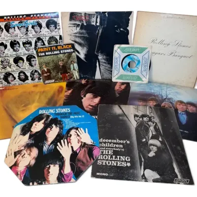 The Rolling Stones - Sticky Fingers, Some Girls, Beggars Banquet, & More Vinyl Records