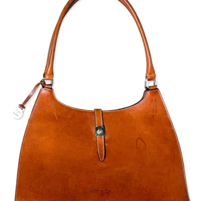 Dooney & Bourke Libby Italian Leather Crescent Handbag (Authentic w/ COA!)