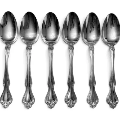 Westmorland Sterling Silver 5.5” Spoons, George & Martha Washington Pattern (177g Total) #1