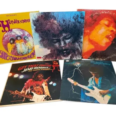Jimi Hendrix Vinyl Records - Are You Experienced, Electric Lady Land, & More