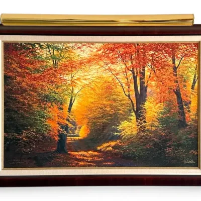 Charles H. White “Path Worth Taking” Masters Edition Framed Print with Light (42” x 29”)