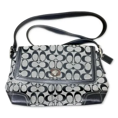 Coach Signature Canvas Shoulder Crossbody Bag (Authentic w/ COA!)