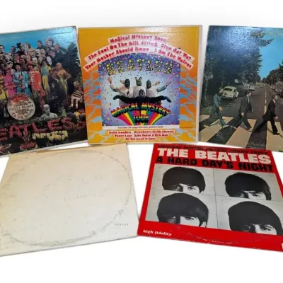 The Beatles Vinyl Records - Sgt Pepper, White Album, Abbey Road, & More