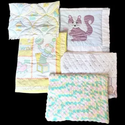 Vintage Pastel Baby Blankets
