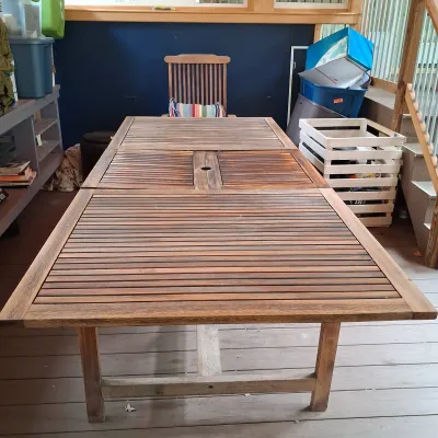 Teak Patio Set (6)