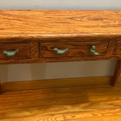 Small Handcrafted Console Table