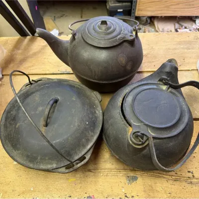Collection Of Cast Iron Cookware 