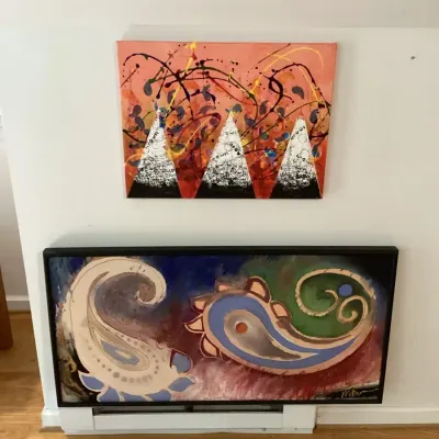 “Paisley” & “Surprise” Original Paintings