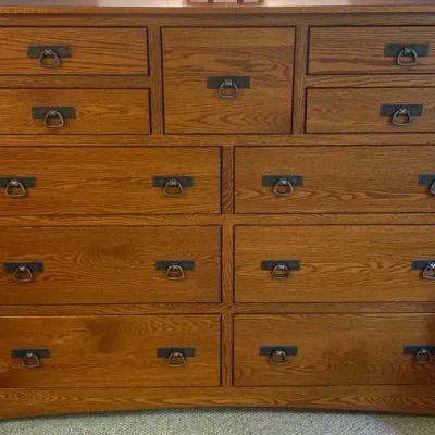 #1 Handcrafted Amish Mission Style Chest Of Drawers