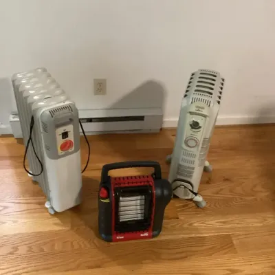 Set Of 3 Space Heaters