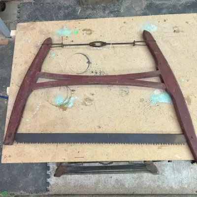 Pair Of Antique Bow Saws