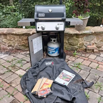 Weber Spirit Grill With Cover And Accessories