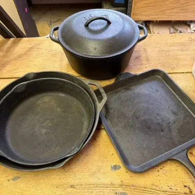 Collection Of Lodge Cast Iron Cookware