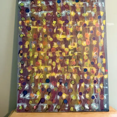 Painting Of Circles And Squares