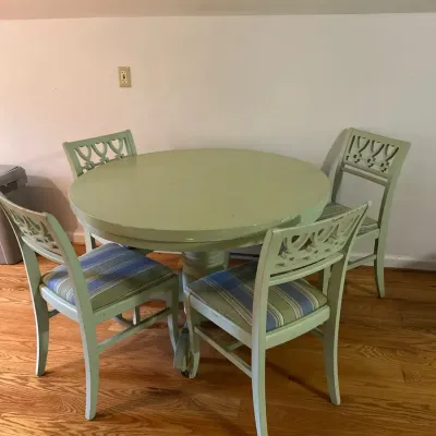 Light Green Kitchen Table And Chairs