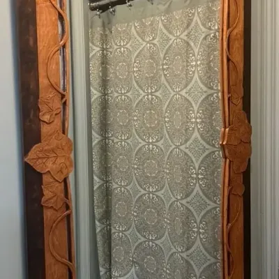 Handcrafted Wooden Mirror 