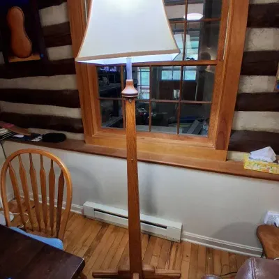 Wooden Floor Lamp