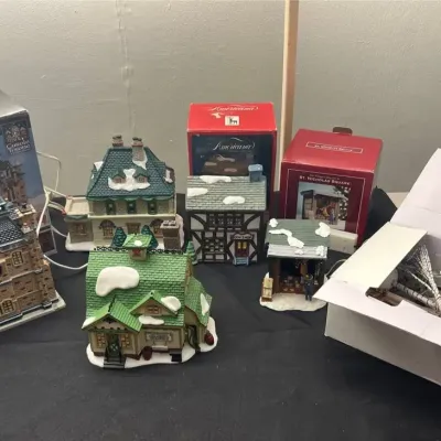 Collection Of Christmas Village Building And More (6)