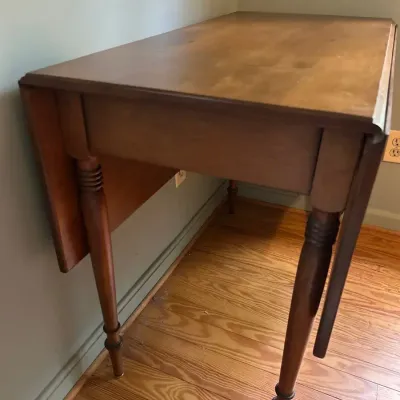 Vintage Wooden Drop Leaf Table