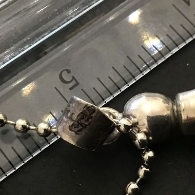 Sale Photo Thumbnail #198: See attached. Chain is not Silver Just Pendant