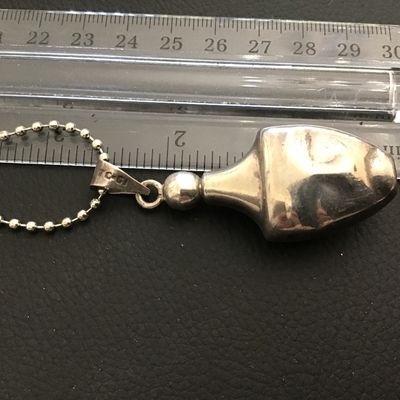 Sale Photo Thumbnail #199: See attached. Chain is not Silver Just Pendant