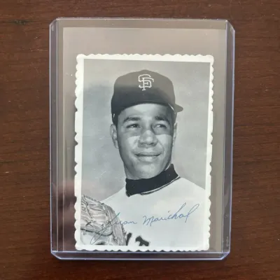 1969 Topps Deckle Edge Baseball Card. Juan Marichal - Card #32