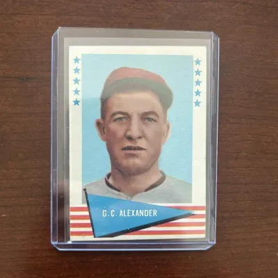 1961 Fleer Baseball Card. Grover Alexander - Card #2