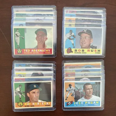 1960 Topps Baseball Cards