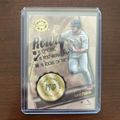 2001 Donruss Class Rewards - Albert Pujols Rookie. Card #RW8
