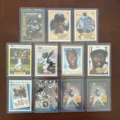 Vintage Hank Aaron Baseball Card Lot