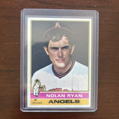 1976 Topps Baseball Card. Nolan Ryan - California Angles. Card #330
