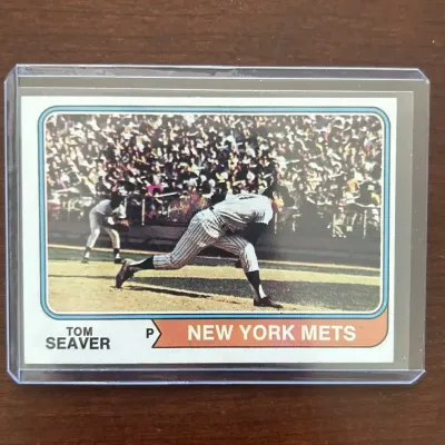 1974 Topps Baseball Card. Tom Seaver - New York Mets. Card #80