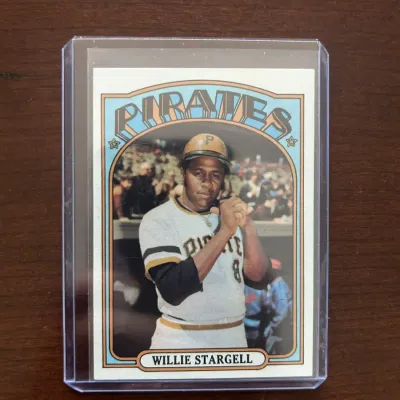 1972 Topps Baseball Card. Willie Stargell - Pittsburgh Pirates. Card #447