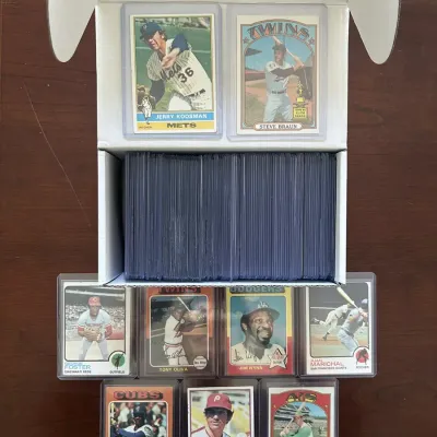 100 Vintage Topps Baseball Cards - 1972, 1973, 1975, 19776
