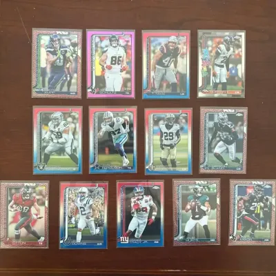 2026 Topps Chrome Football Cards. Dalton Schultz /199, Cooper Kupp, and More