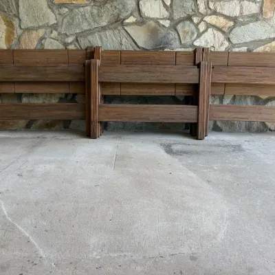 1977 A. Brandt Ranch Oak Bed Headboards & Footboards – 8 Pieces (2 of 8)