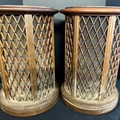 Pair of Pioneer Omnidirectional End Table Speakers