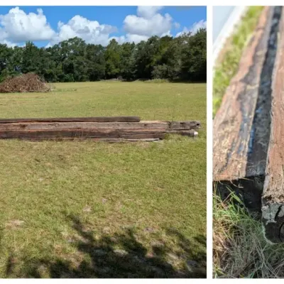 Creosote-Treated Heavy Timbers & Lumber
