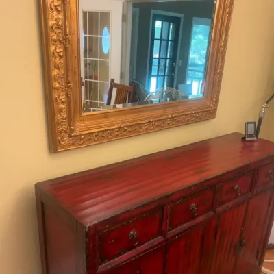 Sale Photo Thumbnail #7: Mirror and Credenza