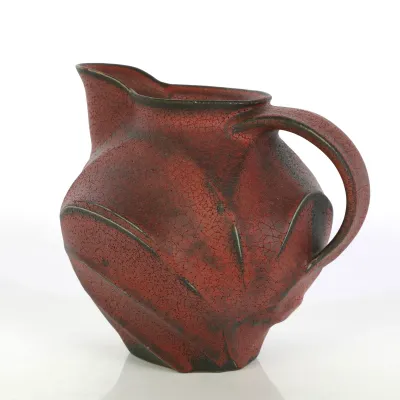 Sale Photo Thumbnail #127: Jim Connell Monumental Studio Art Pottery Pitcher