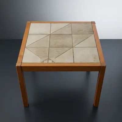 Sale Photo Thumbnail #187: Danish Modern Gangsø Møbler tile top end table