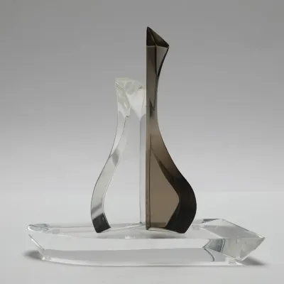 Sale Photo Thumbnail #192: Van Teal Lucite Mid-Century Modern sculpture