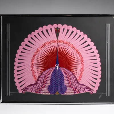 Sale Photo Thumbnail #18: Erte Signed Limited Edition Serigraph "Phoenix Triumphant" #1