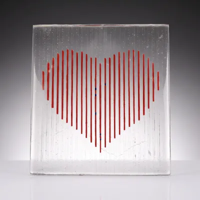 Sale Photo Thumbnail #208: Ernest Porcelli studio art glass 