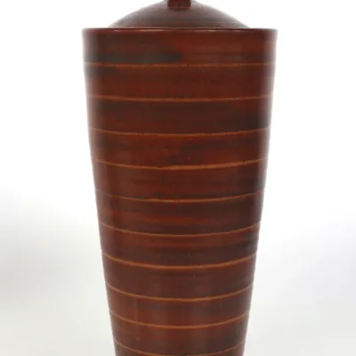 Sale Photo Thumbnail #158: Mid-Century Tall lidded Jar