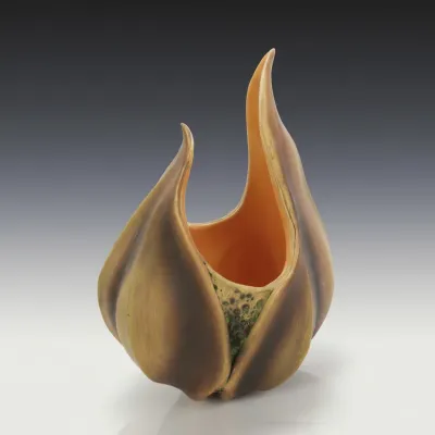 Sale Photo Thumbnail #67: Andy Rogers biomorphic art pottery sculpture