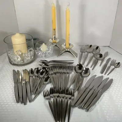 Mid-Century Oneida Satiniqu Flatware & More