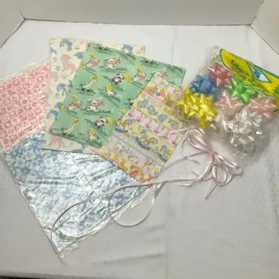 Baby Quilt With Baby & Wedding Wrapping Paper