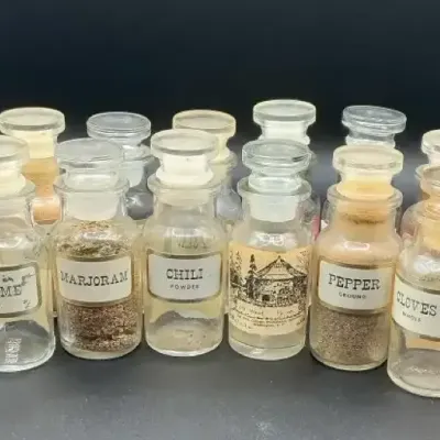Vintage Spice Jar Collection