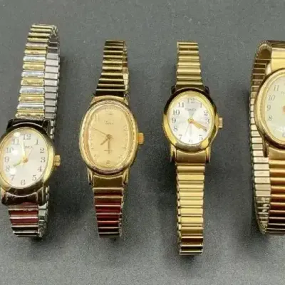 Vintage Timex Gold-Tone Watch Collection